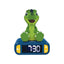 Lexibook 3D Dinosaur Childrens Clock With Night Light Alarm Snooze Blue/Green