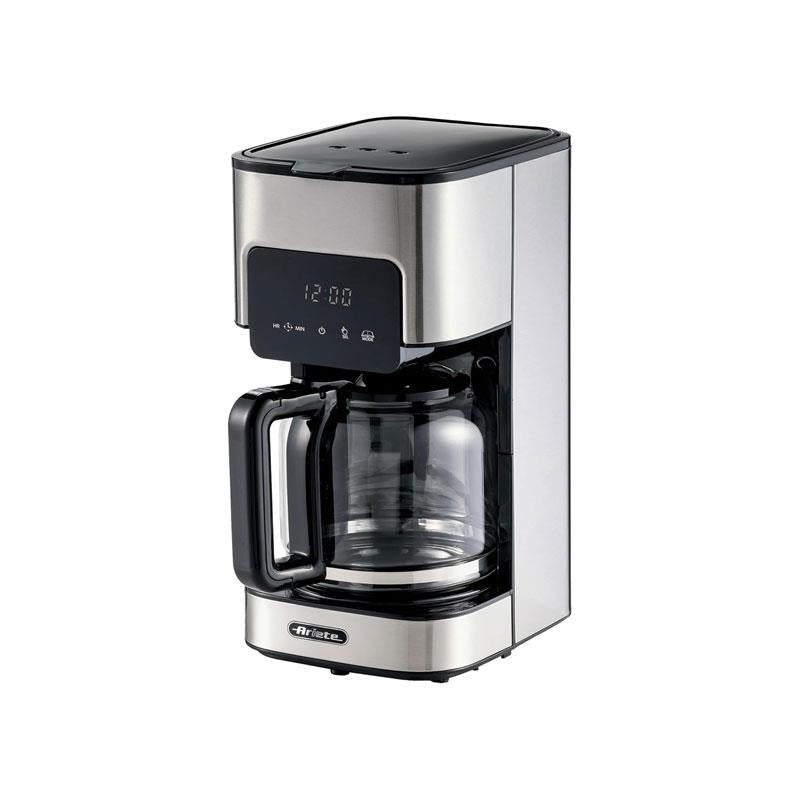 Ariete Digital Filter Coffee Machine Drip Coffee Maker Stainless Steel 900W 1.5 Litres Black Main image