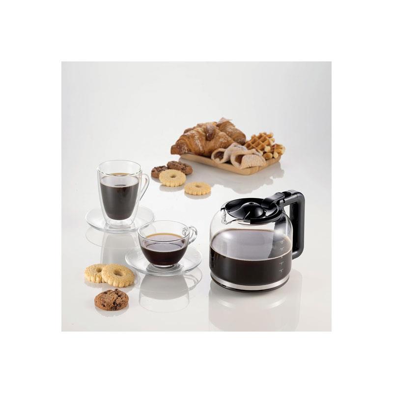Ariete Digital Filter Coffee Machine Drip Coffee Maker Stainless Steel 900W 1.5 Litres Black Secondary image