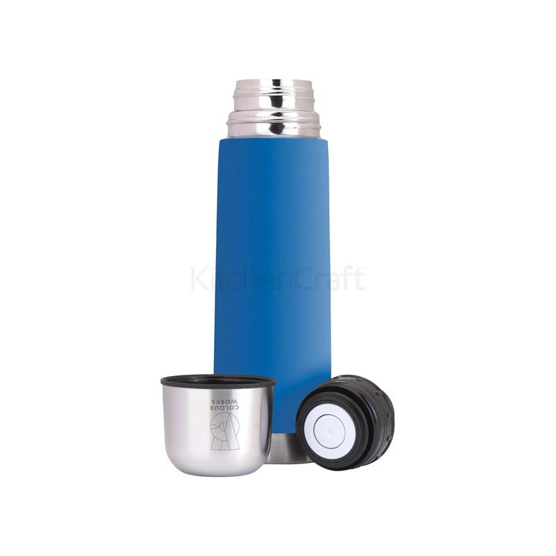 Colourworks Vacuum Flasks Hot Cold Drinks 500ml Stainless Steel 1 Pack Assorted Colours Secondary image