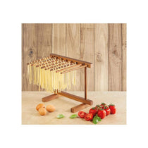 KitchenCraft World Of Flavours Italian Pasta Drying Stand Wood