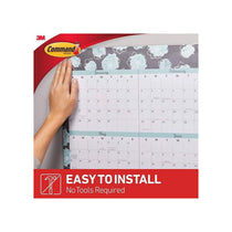 3M Command Poster Strips Small Mounting Adhesive 12 Small Strips White