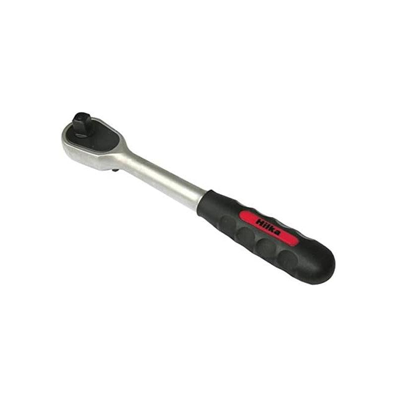 Hilka Tools 1/2 Inch Drive Ratchet 10 Inch (250mm) Pro Craft Quick Release Alloy Steel Silver Secondary image