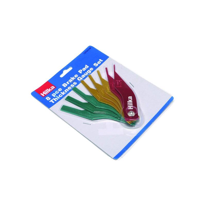 Hilka Tools Brake Pad Thickness Gauge Set Aluminium Set of 8
