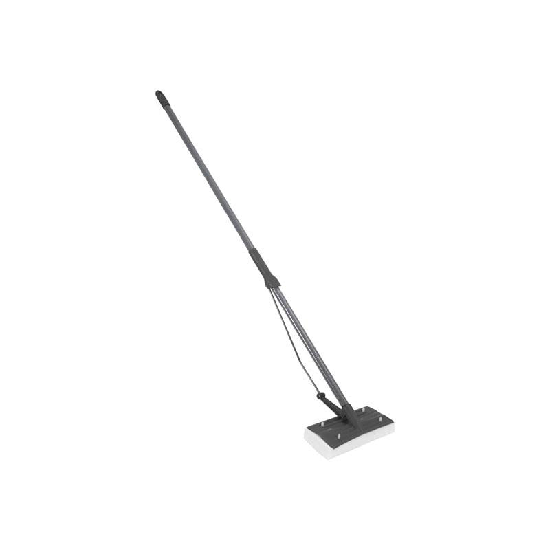 JVL Sponge Mop Super-Absorbent Flat Squeegee Floor Mop Grey/Turquoise 20-710GY-T