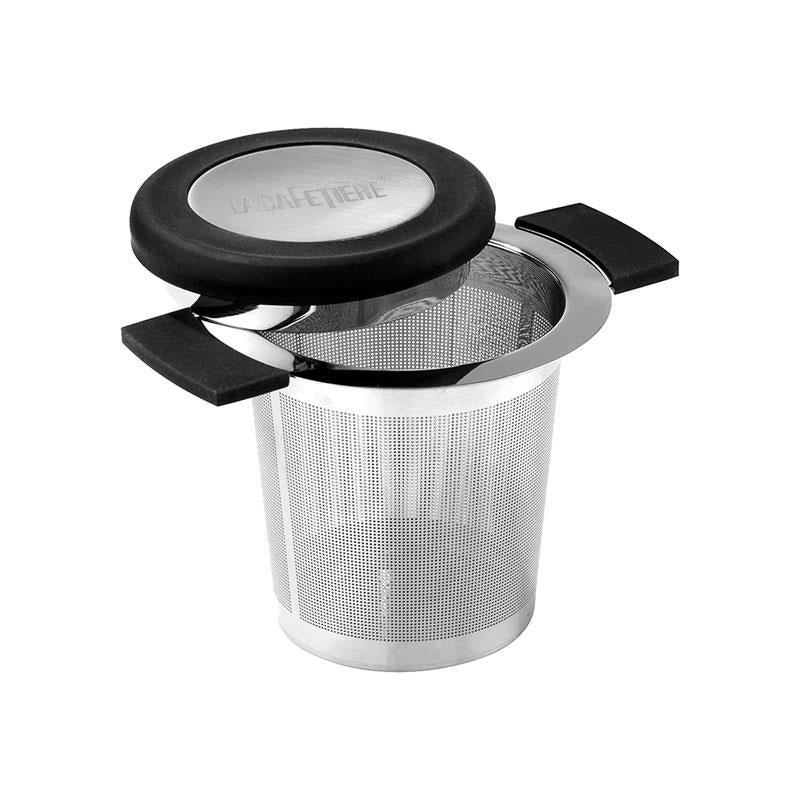 La Cafetiere Tea Infuser Basket Tea Strainers Stainless Steel With Lid Silver
