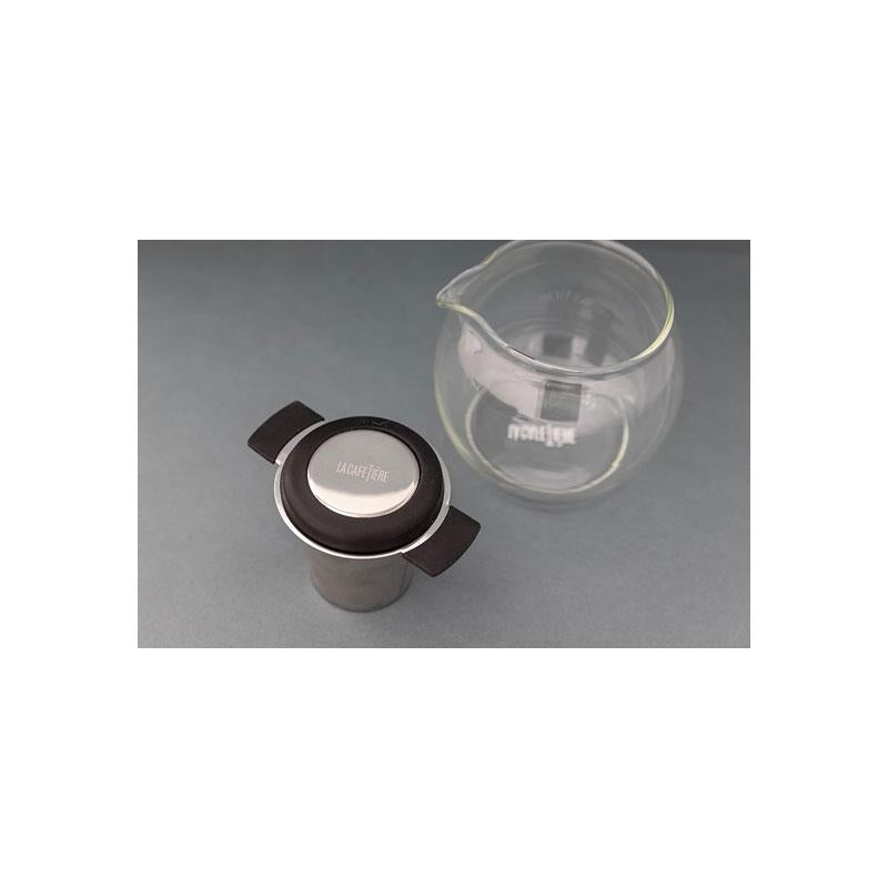 La Cafetiere Tea Infuser Basket Tea Strainers Stainless Steel With Lid Silver