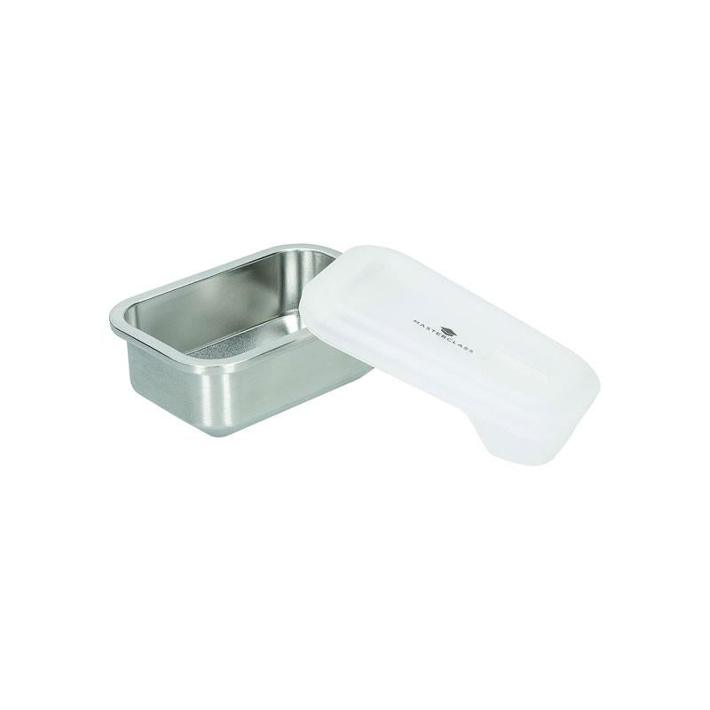 MasterClass All-In-One Stainless Steel Container Food Storage With Lid Snack-Sized 500ml Silver