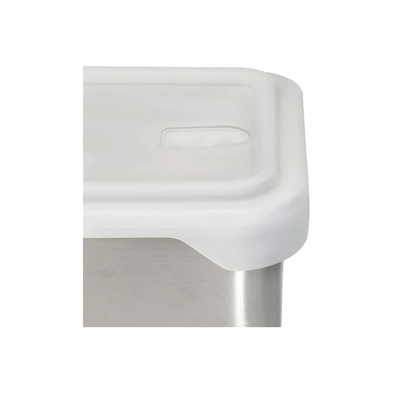 MasterClass All-In-One Stainless Steel Container Food Storage With Lid Snack-Sized 500ml Silver