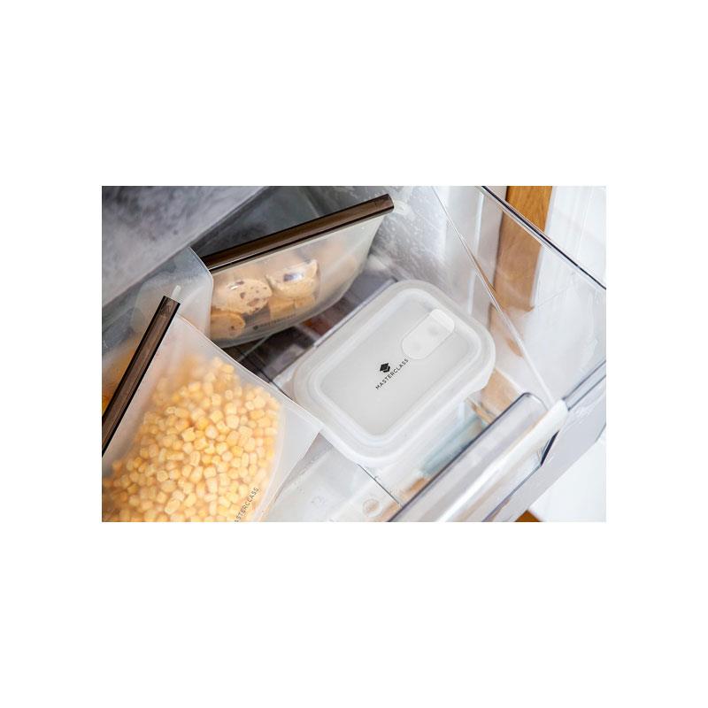 MasterClass All-In-One Stainless Steel Container Food Storage With Lid Snack-Sized 500ml Silver