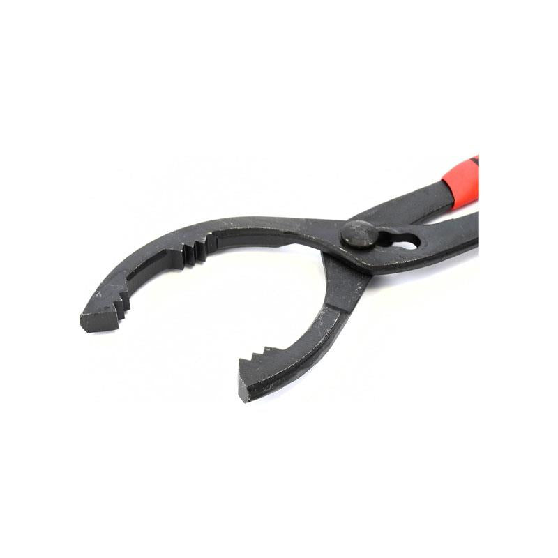 Hilka Tools Oil Filter Pliers Alloy Steel Anti-Slip Grip Handles Black