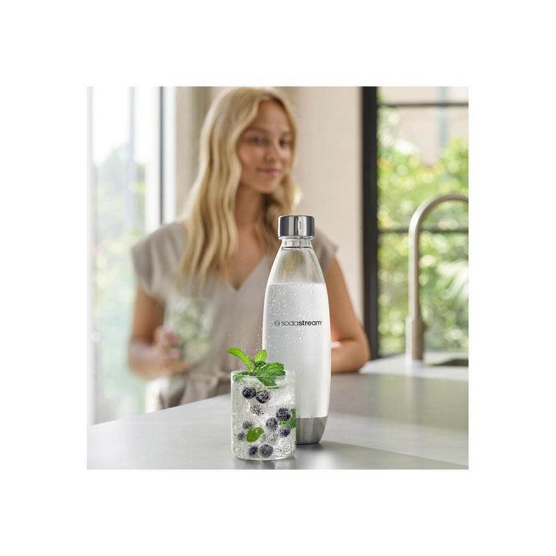 SodaStream Fuse Carbonated Drinks Bottle 1 Litre Sparkling Water Makers Large Soda Water Plastic Bottle