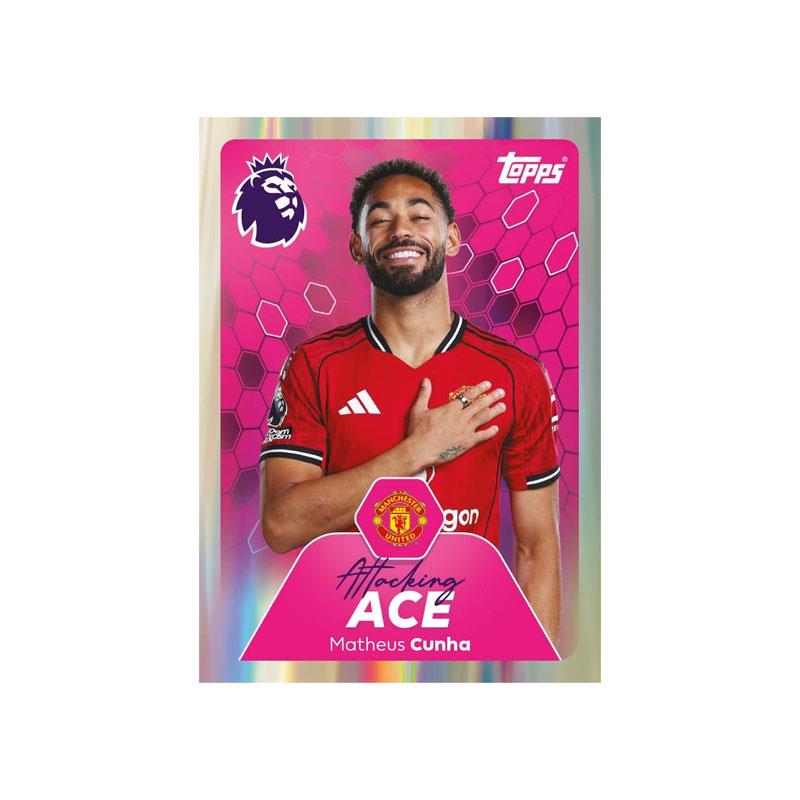 Topps Premier League Stickers 2026 Mega Pack 18 Packets Of Premier League Stickers 108 Stickers In Total
