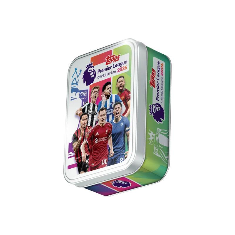 Topps Premier League Stickers 2026 Sticker Tin 12 Premier League Sticker Packets Plus 1 Mini Pack 75 Stickers Inside Secondary image