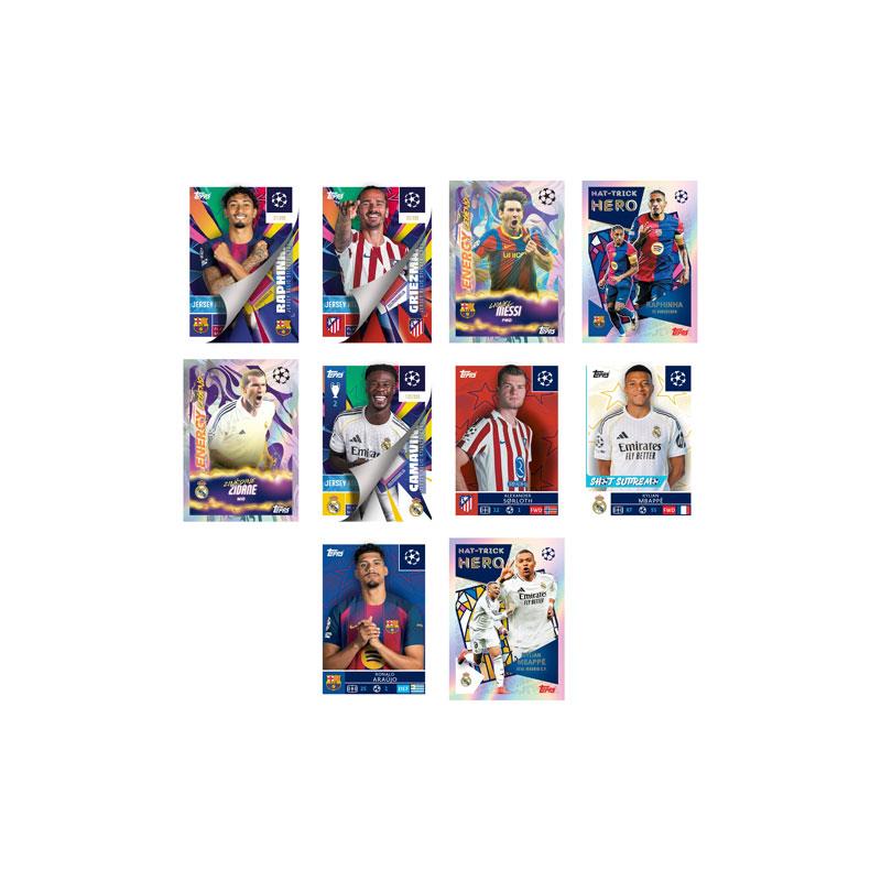 Topps UEFA CL 2025/26 Official Stickers Collection Full Box 50 Trading Cards Game Secondary image