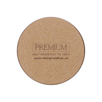 Creative Tops Duck Egg Floral Bird Cork-Back Round Premium Coasters Set of 4 Multicolour