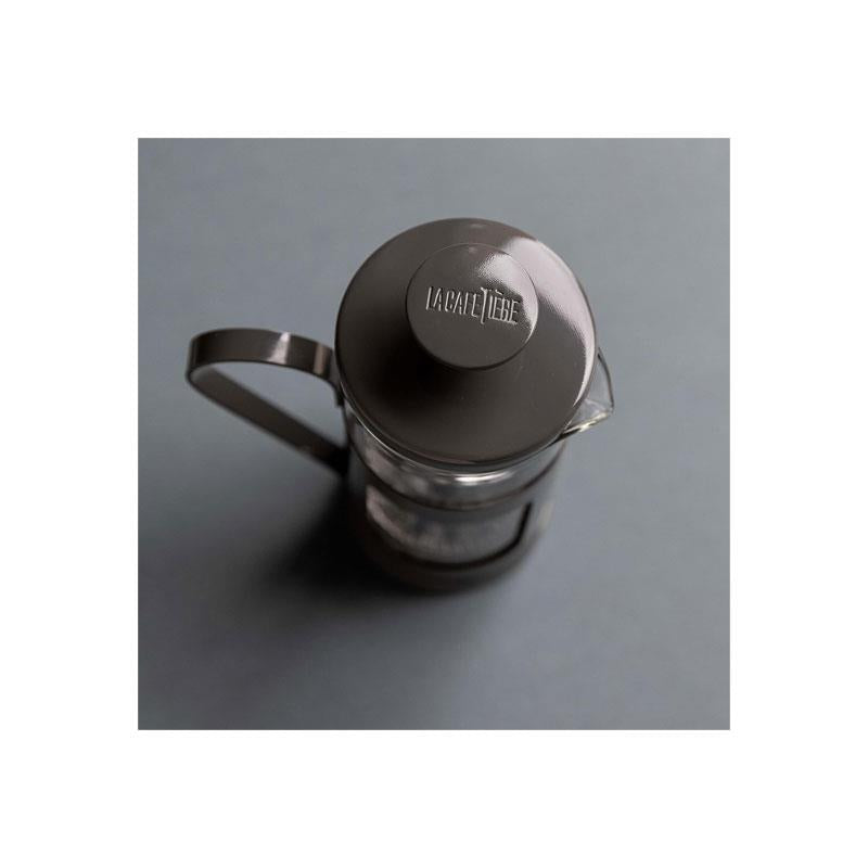La Cafetiere Monaco Cafetiere French Presses 3-Cup Glass/Stainless Steel Cool Grey