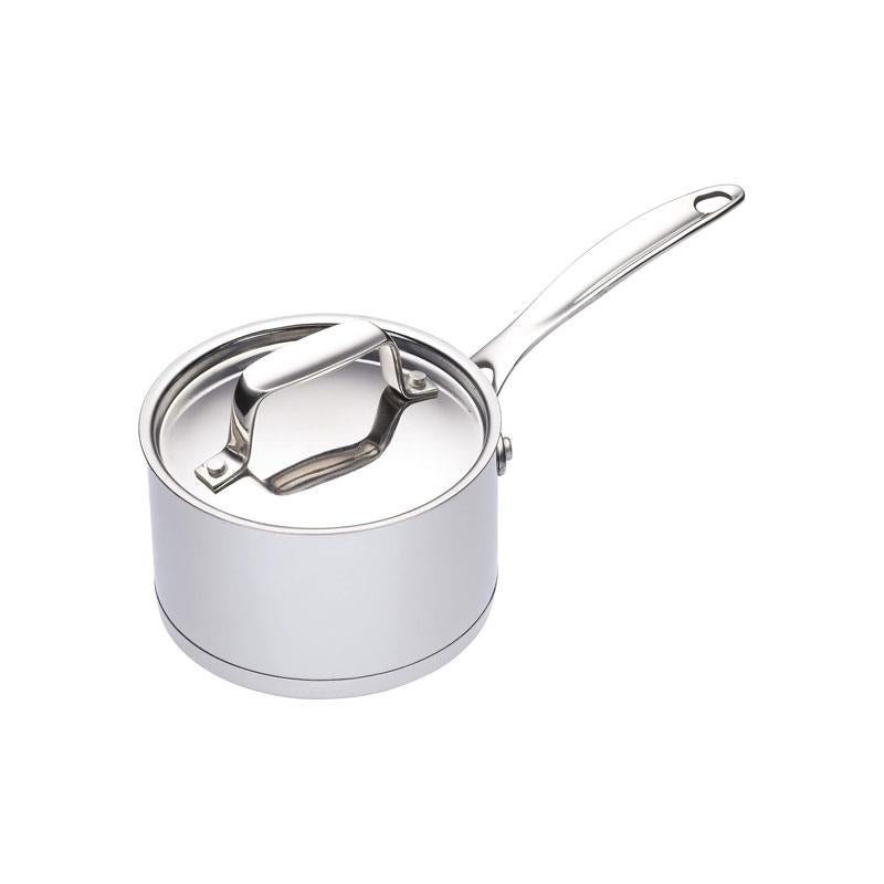 MasterClass Mini Saucepan Induction-Safe Polished Stainless Steel 8.5cm Silver Main image