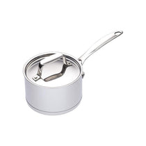 MasterClass Mini Saucepan Induction-Safe Polished Stainless Steel 8.5cm Silver