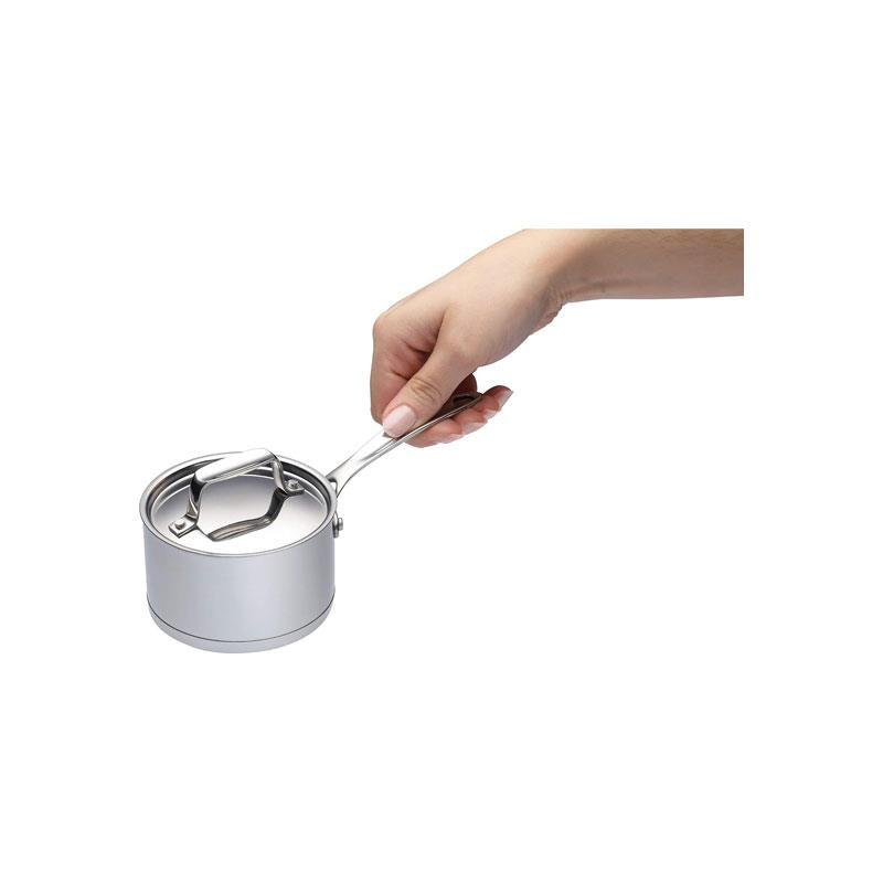 MasterClass Mini Saucepan Induction-Safe Polished Stainless Steel 8.5cm Silver