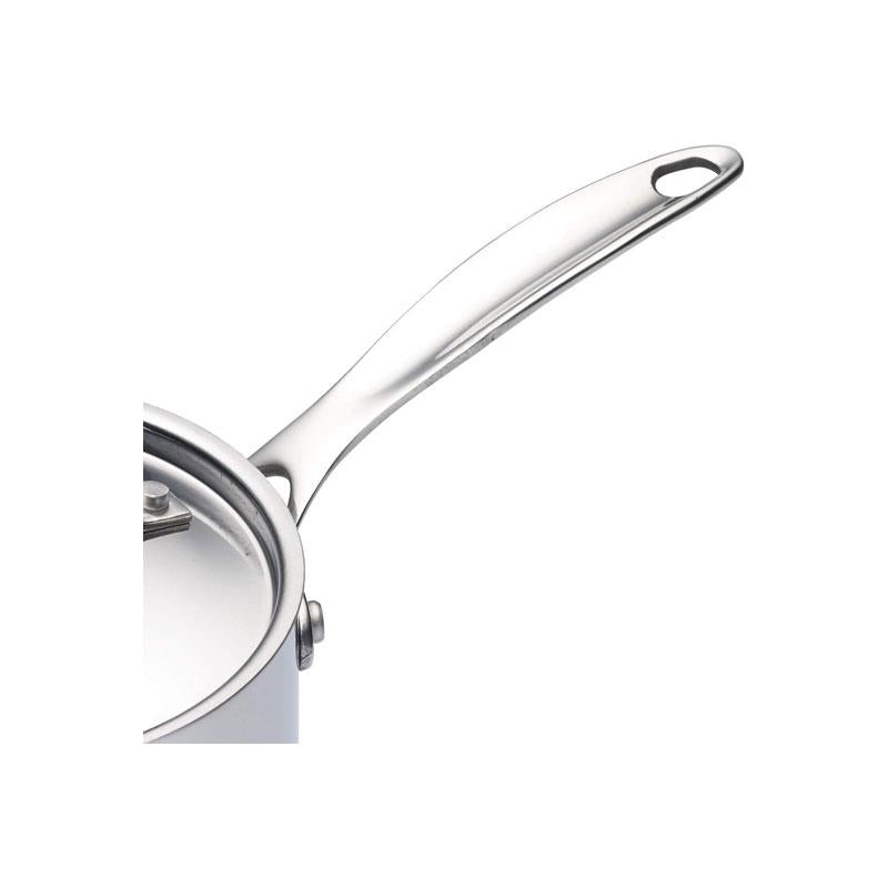 MasterClass Mini Saucepan Induction-Safe Polished Stainless Steel 8.5cm Silver