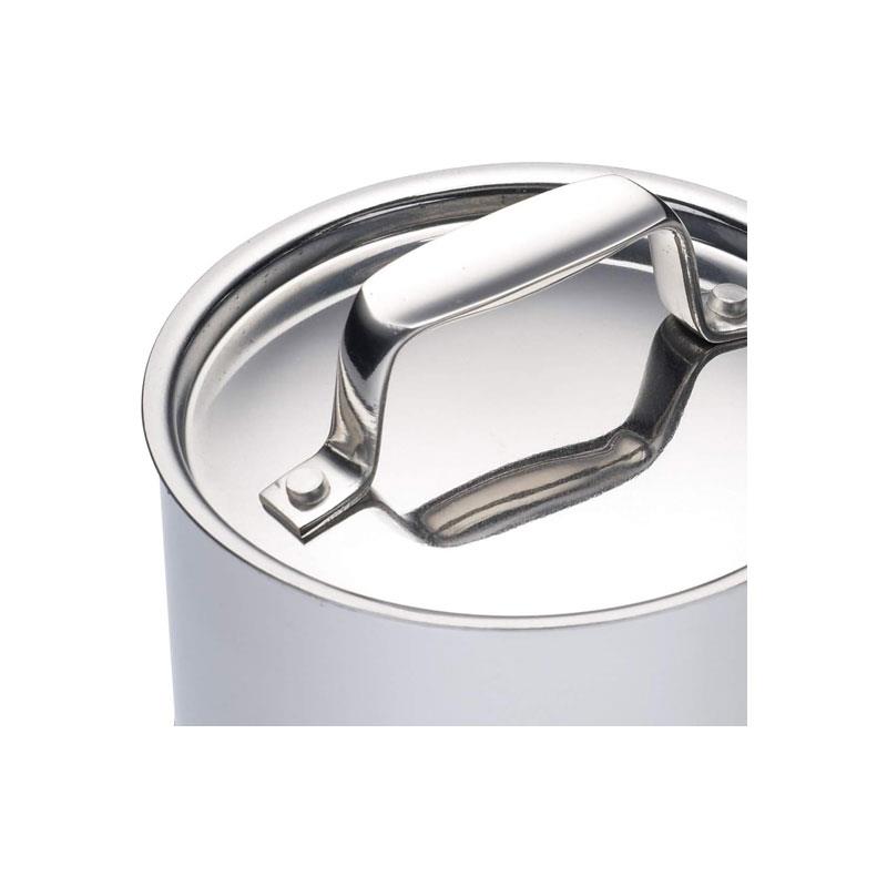 MasterClass Mini Saucepan Induction-Safe Polished Stainless Steel 8.5cm Silver