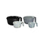 MasterClass Smart Space Stackable Mixing Bowl Set With Colander And Measuring Jug Plastic 4 Piece Set Black