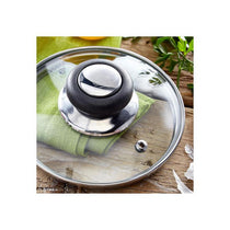 Judge Vista Casserole Pot 24cm/4 Litres Polished Stainless Steel Twin Handles Shatterproof Vented Glass Lid Large Silver