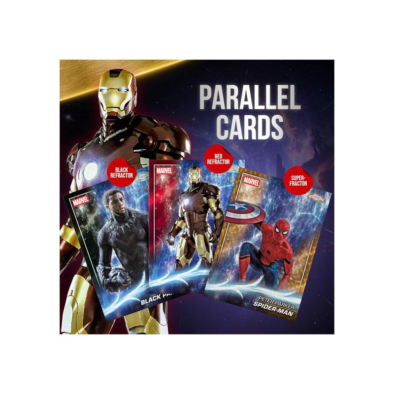 Topps Marvel Studios Chrome 2025 Value Box Official Licensed Marvel Trading Cards Game