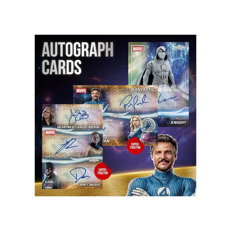 Topps Marvel Studios Chrome 2025 Value Box Official Licensed Marvel Trading Cards Game