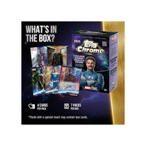 Topps Marvel Studios Chrome 2025 Value Box Official Licensed Marvel Trading Cards Game