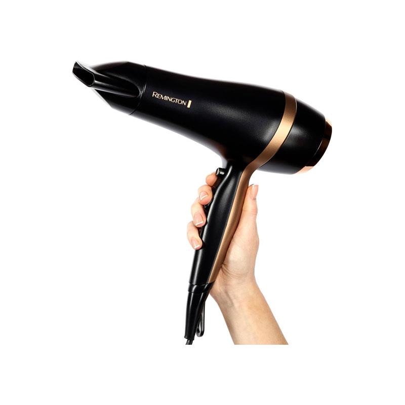Remington Salon Smooth Hair Dryer 2000W Gift Set With Concentrator & Diffuser Ceramic Ionic Grille 3 Heat & 2 Speed Settings Cool Shot Round Brush Black Secondary image