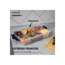 Farberware SnackleBox Serving Bamboo Board And Box Wood 20 x 33cm Brown