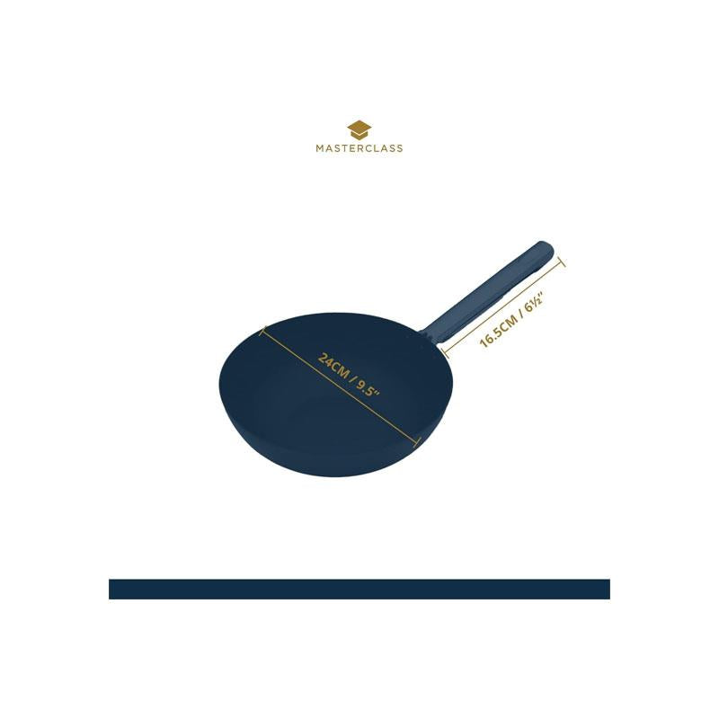 Master Class Professional Wok 24cm Non-Stick Carbon Steel Induction-Safe Black Secondary image