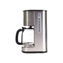Igenix Digital Filter Coffee Machine Makes 12 Cups of Coffee 24 Hour Timer Metal Stainless Steel 800W 1.5 Litre Silver