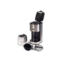 Igenix Digital Filter Coffee Machine Makes 12 Cups of Coffee 24 Hour Timer Metal Stainless Steel 800W 1.5 Litre Silver