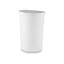 Tower Curved Sensor Bin 50 Litres With Bin Liner Retainer Ring Durable PP Body Battery Operated White