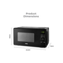 Tower Digital Microwave 11 Power Levels 6 Auto Cook Pre-Sets LED Display Express Cooking Mode 800W 20 Litres Black