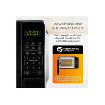 Tower Digital Microwave 11 Power Levels 6 Auto Cook Pre-Sets LED Display Express Cooking Mode 800W 20 Litres Black