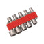 Hilka Tools Nut Driver Set 4-13mm 1/4 Inch Hex Shank Chrome Vanadium Steel 10 Piece
