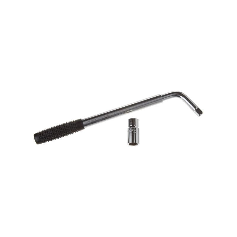 Hilka Tools RAC Extending Wheel Wrench With Double Ended Reversible Socket 17mm And 19mm Silver