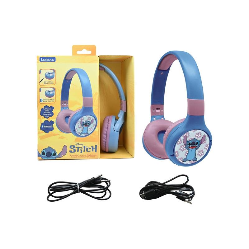 Lexibook Disney Stitch Bluetooth & Wired Foldable Headphones - Multicolour Main image
