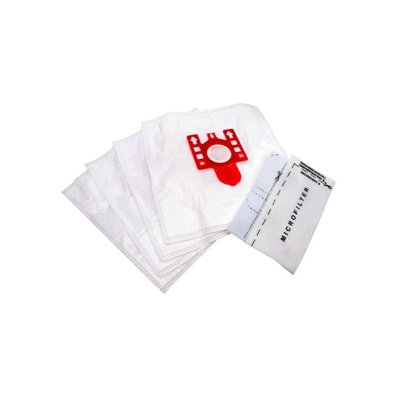 Paxanpax Compatible Miele FJM & H 3D Type SMS Vacuum Bags & Filter Kit Pack of 5+2 White Main image