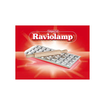 Imperia 36 Hole Ravioli Tray And Rolling Pin Pasta Making Stainless Steel Wood Silver