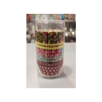 KitchenCraft Sweetly Does It Paper Cupcake Cases Colourful Brights Prints Greaseproof Pack of 250 Assorted Multicolour