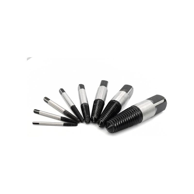 Hilka Tools Stud Screw Extractor Set High-Grade Tool Steel In Carry Case 8 Pieces