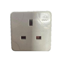 Value Range Travel Adaptor UK To Europe UK 3 Pin To Continental 2 Pin Adaptor White