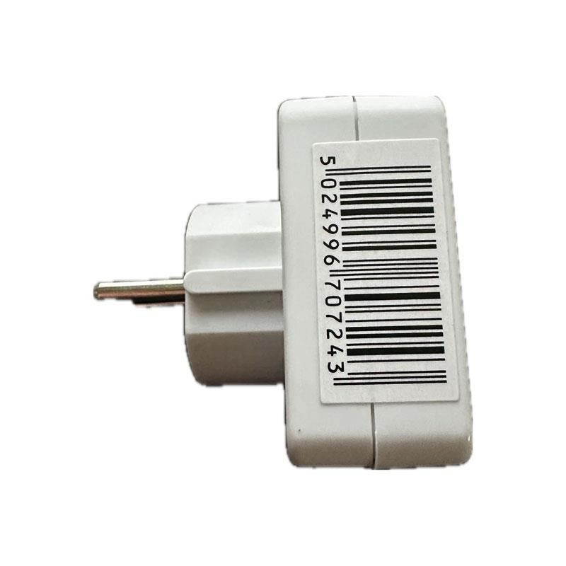 Value Range Travel Adaptor UK To Europe UK 3 Pin To Continental 2 Pin Adaptor White