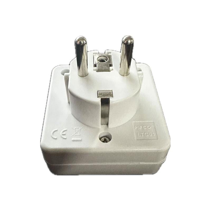Value Range Travel Adaptor UK To Europe UK 3 Pin To Continental 2 Pin Adaptor White