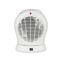 Igenix Oscillating Fan Heater 2000W 2 Heat Settings Tip-Over Safety Protection Overheat Protection White